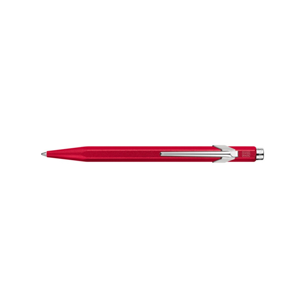 Długopis 849 Colormat-X z etui - Caran d'Ache - Red
