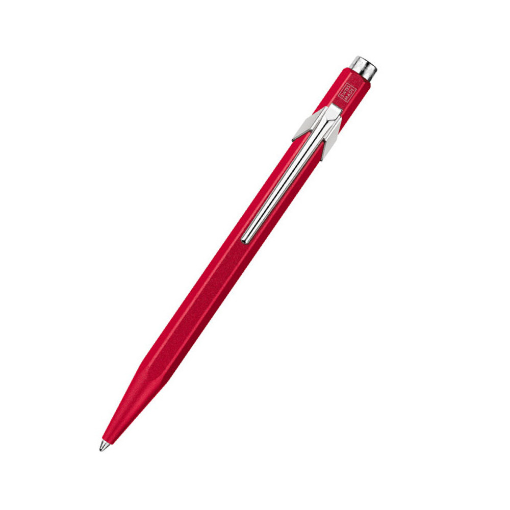 849 Colormat-X ballpoint pen with case - Caran d'Ache - Red