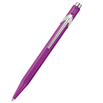 849 Colormat-X ballpoint pen with case - Caran d'Ache - Violet