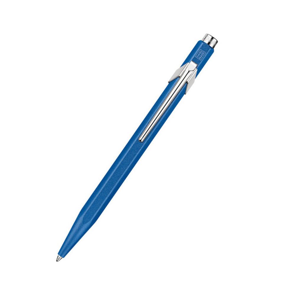 849 Colormat-X ballpoint pen with case - Caran d'Ache - Blue