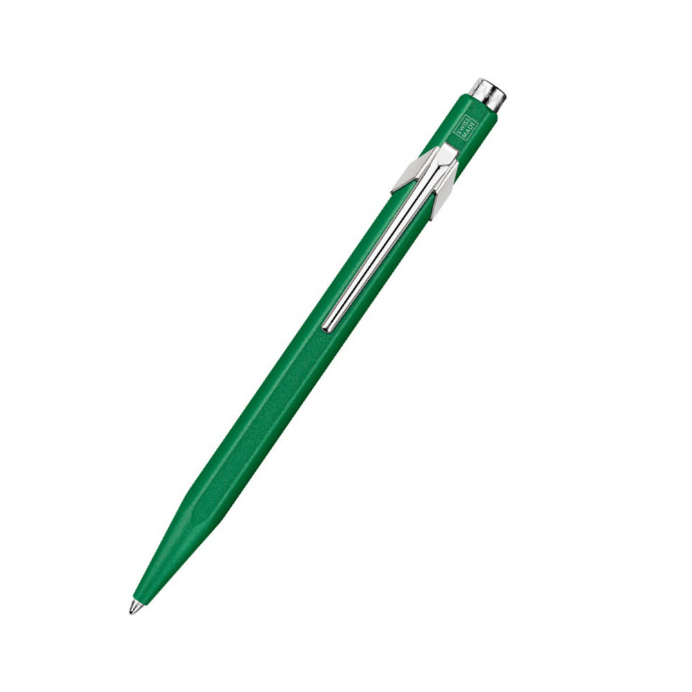 849 Colormat-X ballpoint pen with case - Caran d'Ache - Green
