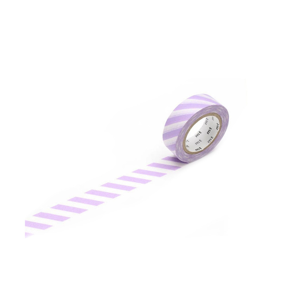 Masking Tape - Stripe Lilac, 7 m