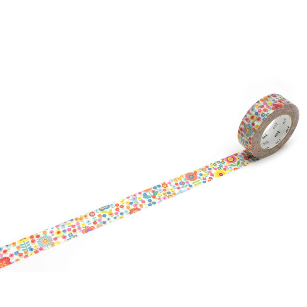 Masking Tape - Mini Flower Garden, 7 m