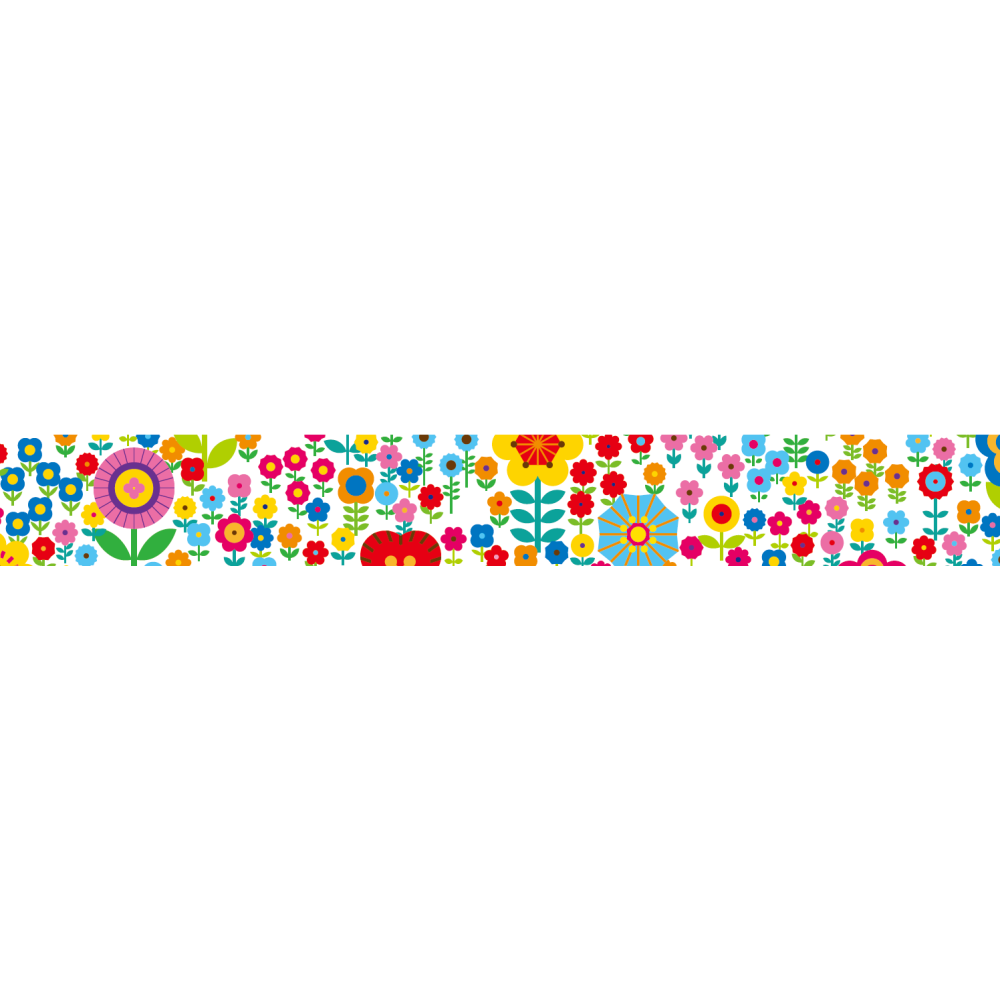 Taśma papierowa washi - MT Masking Tape - Mini Flower Garden, 7 m
