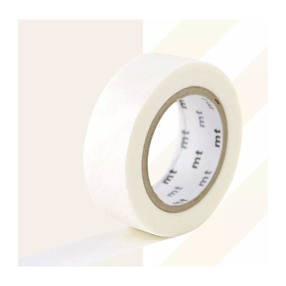Taśma papierowa washi - MT Masking Tape - Stripe White, 7 m