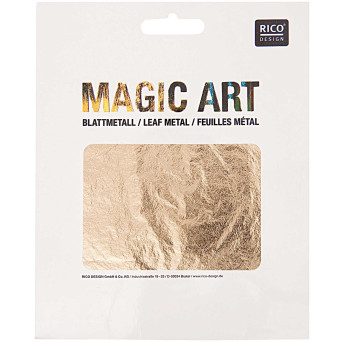 Folia do złoceń w płatkach Magic Art - Rico Design - złota, 6 szt.