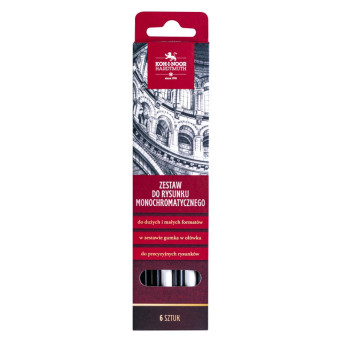 Monochrome Drawing Set - Koh-I-Noor - 6 pcs.