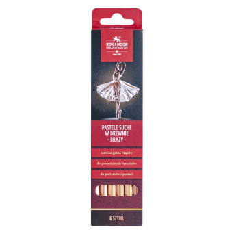 Set of Gioconda dry pastels - Koh-I-Noor - bronzes, 6 pcs.