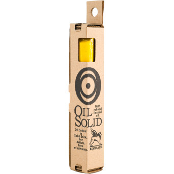 Oil Solid paint in solid stick - Renesans - 06, lemon yellow, 40 ml