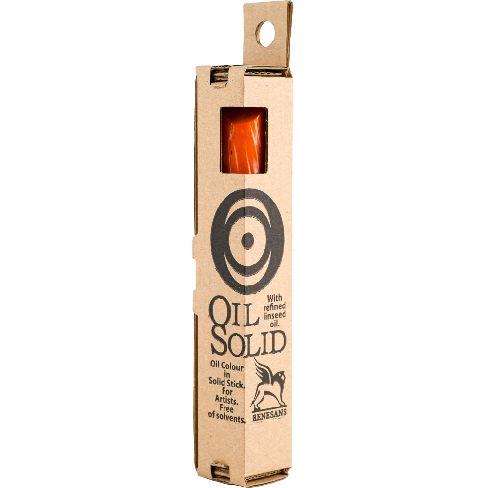 Oil Solid paint in solid stick - Renesans - 08, cadmium orange, 40 ml