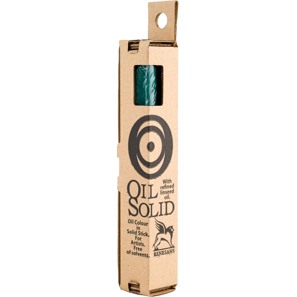 Farba olejna Oil Solid w sztyfcie - Renesans - 23, emerald green, 40 ml