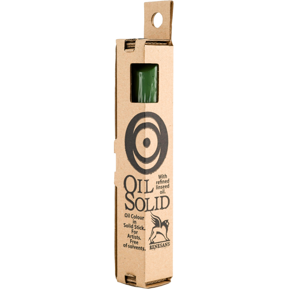 Farba olejna Oil Solid w sztyfcie - Renesans - 25, chromium oxide green, 40 ml