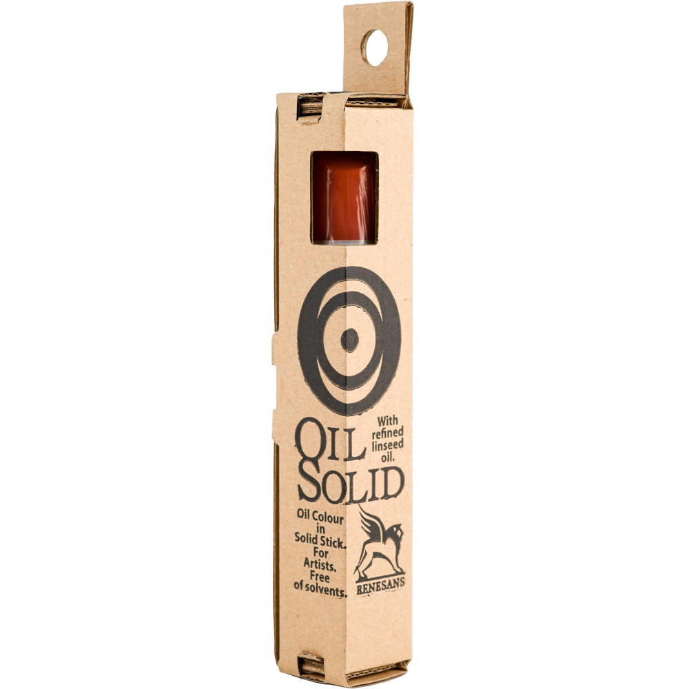Oil Solid paint in solid stick - Renesans - 28, Mars orange, 40 ml