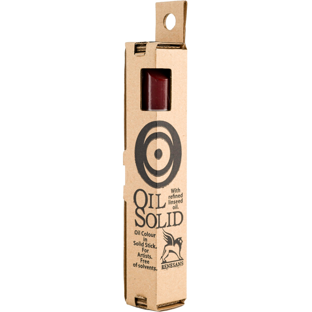 Oil Solid paint in solid stick - Renesans - 31, Mars bordeaux, 40 ml