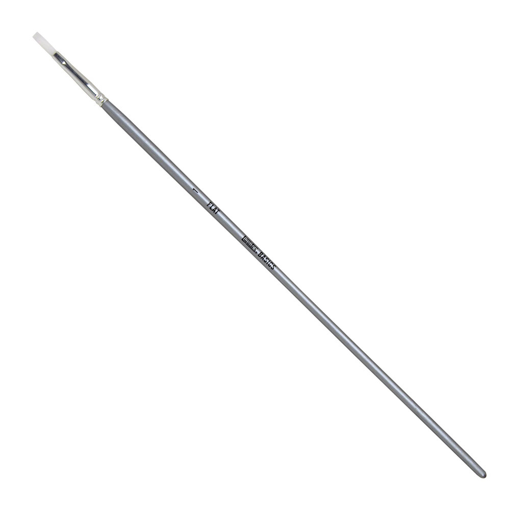 Flat, synthetic Basics brush - Liquitex - long handle, no. 1