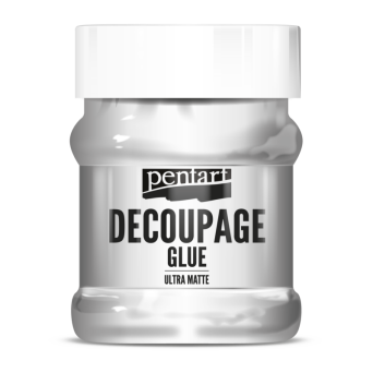 Klej z werniksem do decoupage - Pentart - ultra matt, 230 ml