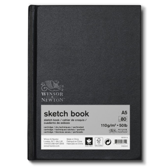 Sketch Book - Winsor & Newton - A5, 110g, 80 sheets