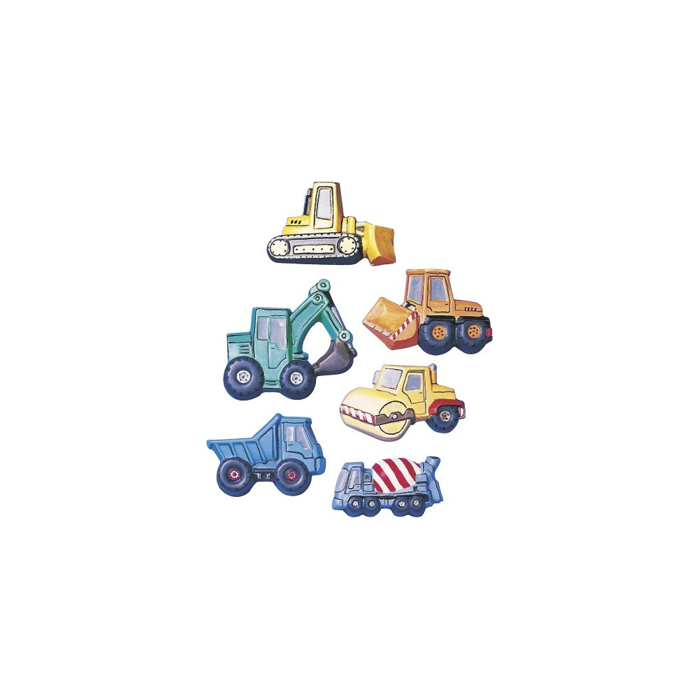 Set of molds for plaster casting - Knorr Prandell - Vehicles, 6 pcs.