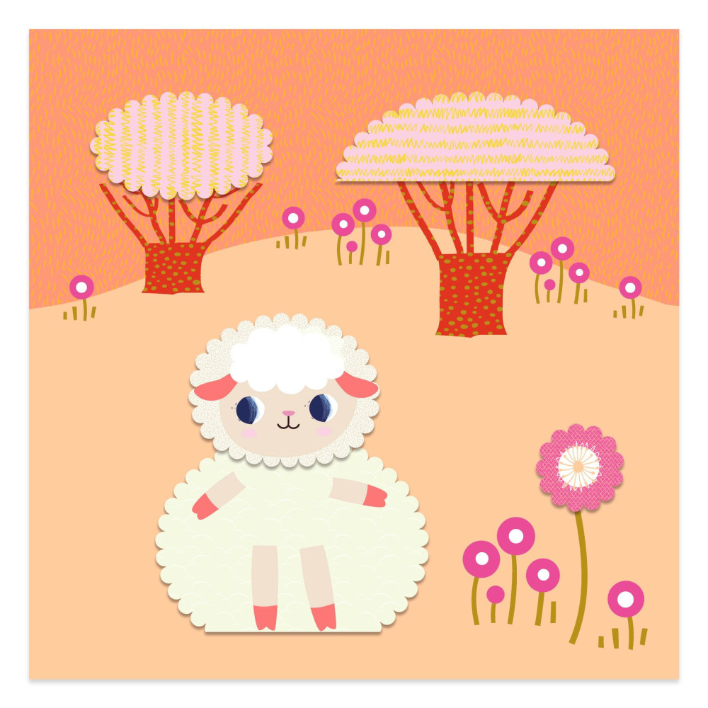 Art set for kids, collars, cutouts - Djeco