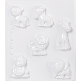 Set of molds for plaster casting - Knorr Prandell - Animals, 6 pcs.