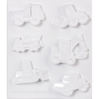 Set of molds for plaster casting - Knorr Prandell - Vehicles, 6 pcs.