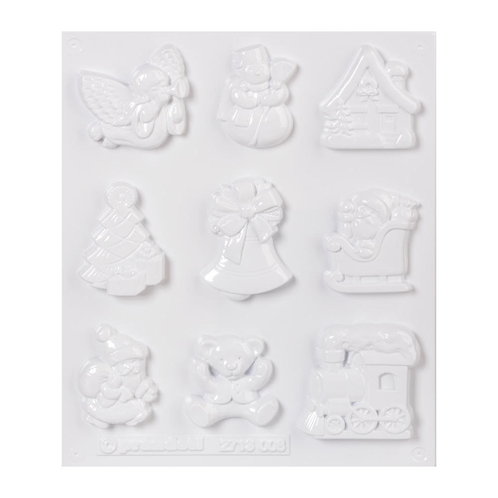 Set of molds for plaster casting - Knorr Prandell - Christmas, 9 pcs.