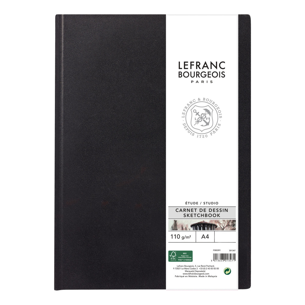 Szkicownik Studio - Lefranc & Bourgeois - A4, 110 g, 160 stron