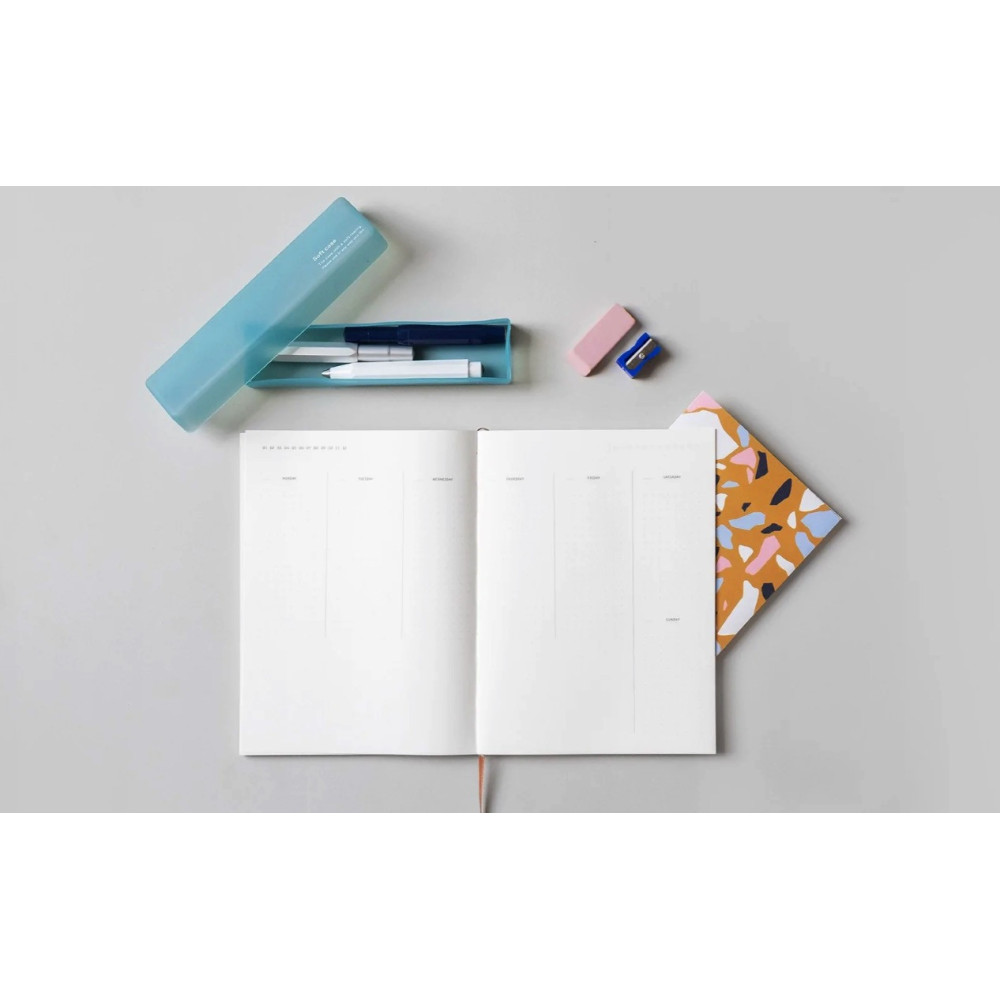 Classic undated planner - Papierniczeni - eucalyptus, hard cover