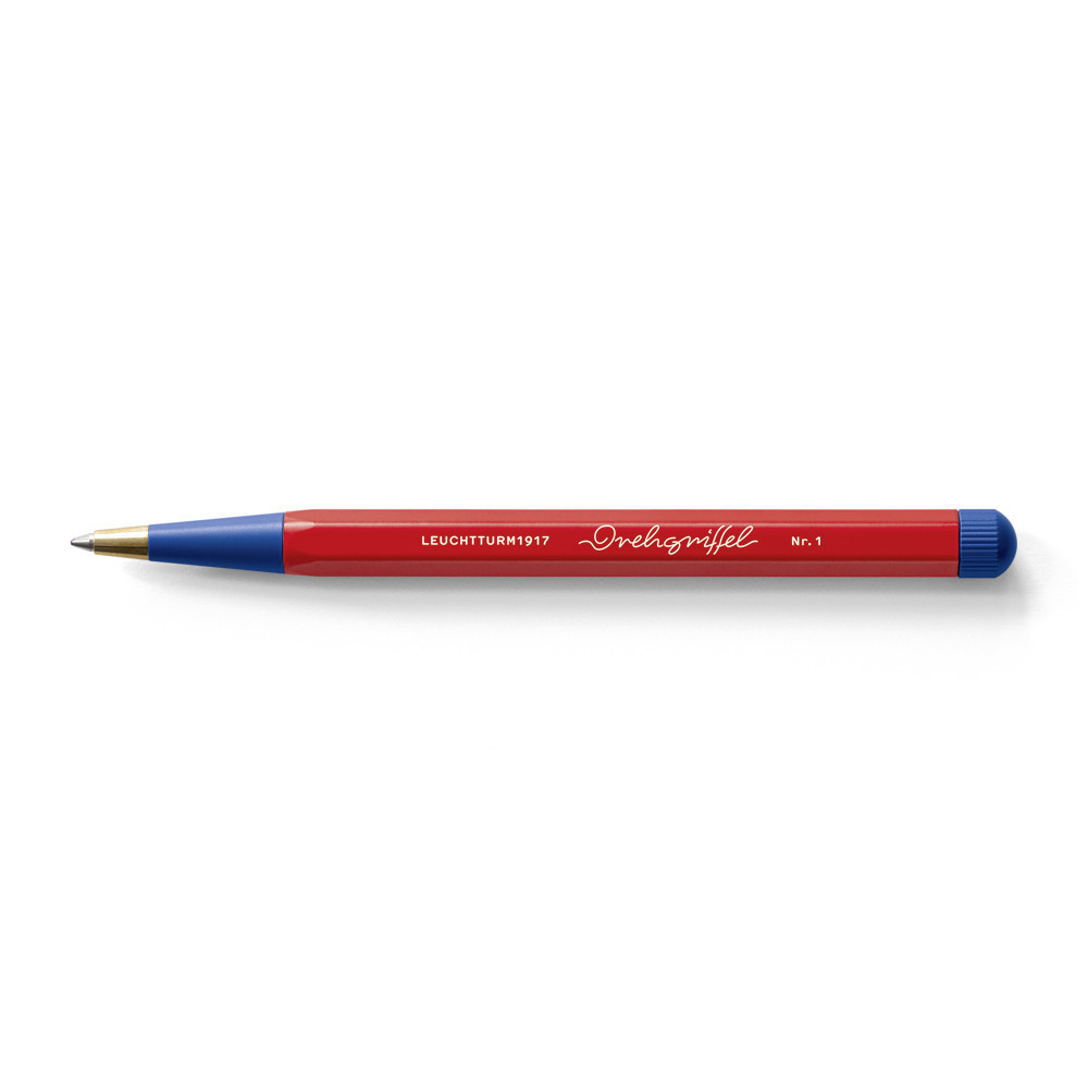 Drehgriffel Nr. 1 Bauhaus pen - Leuchtturm1917 - Red & Blue