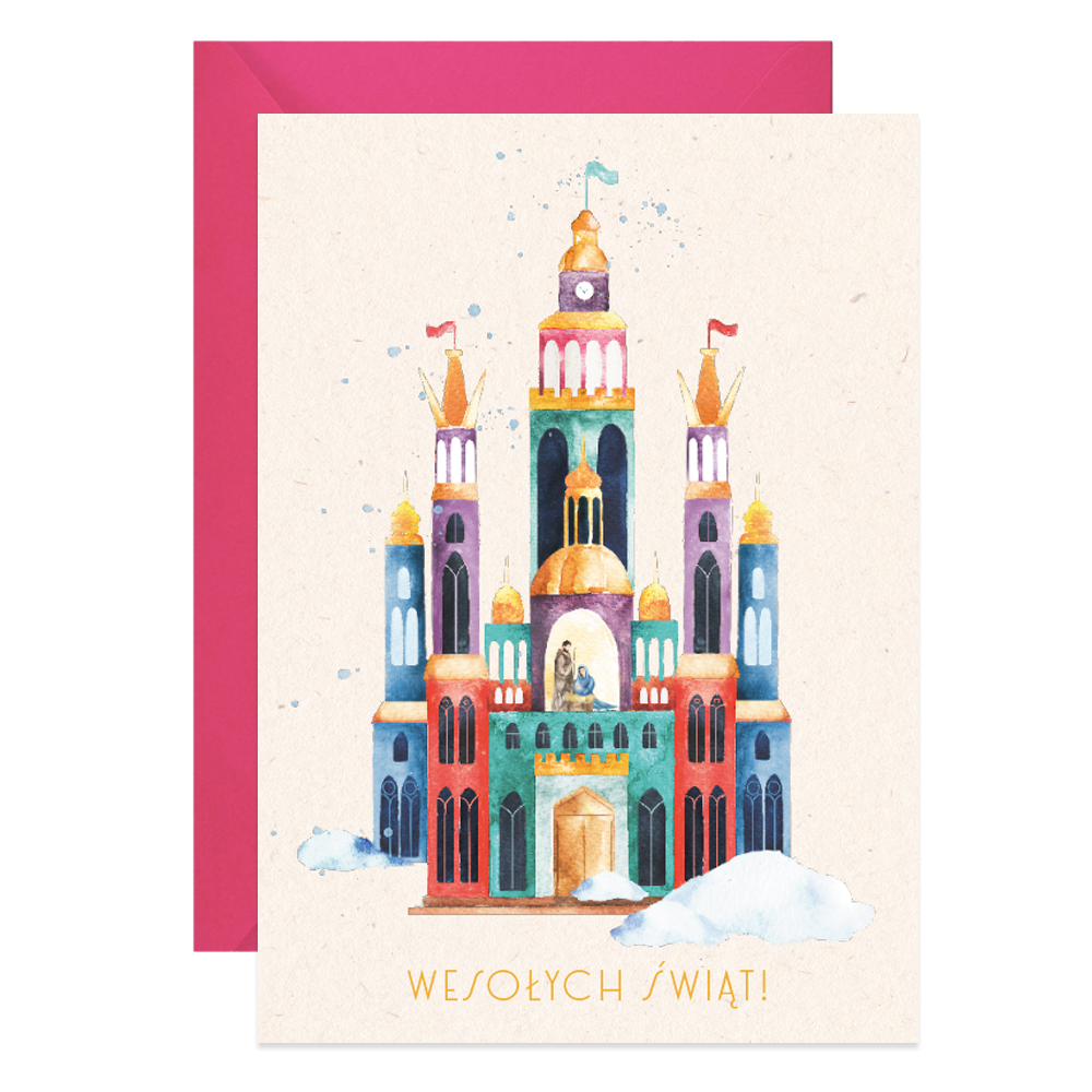 Kartka okolicznościowa - Paperwords - Świąteczna szopka Krakowska, A6