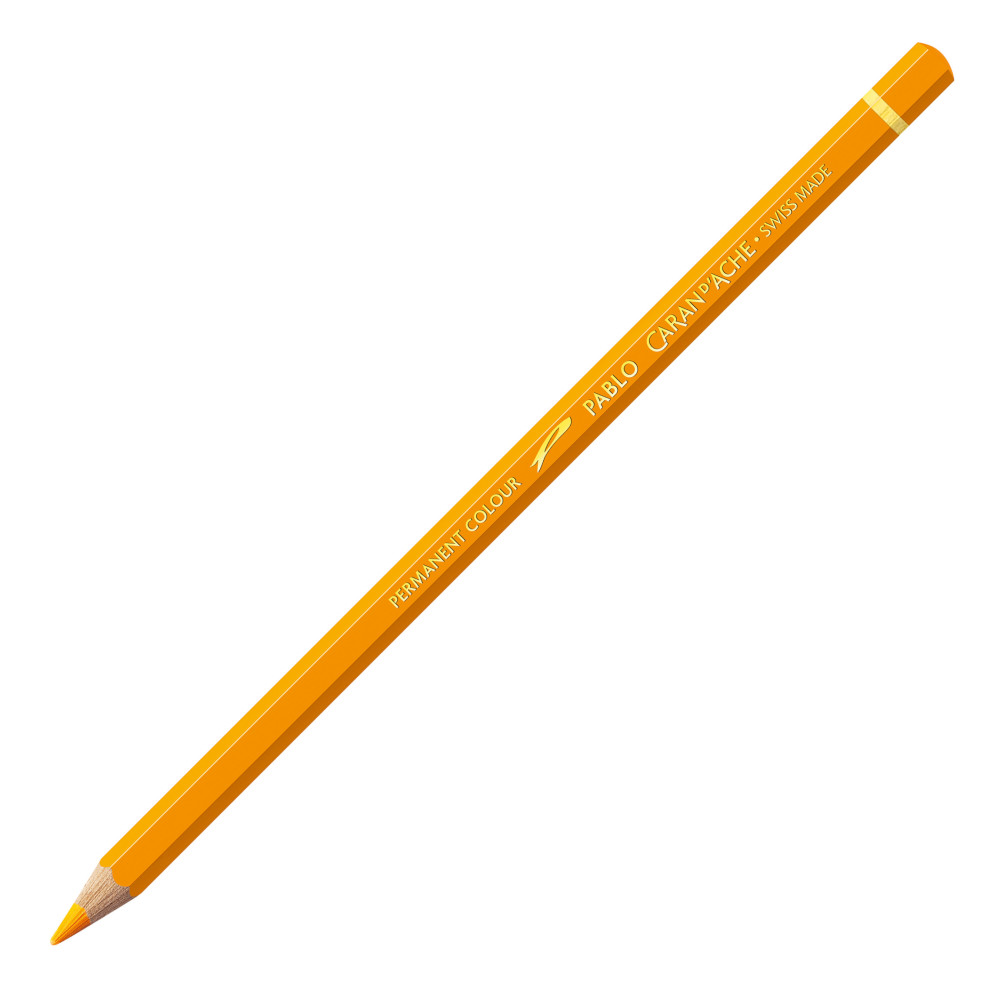 Kredka ołówkowa Pablo - Caran d'Ache - 020, Golden Yellow