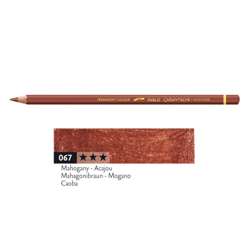 Kredka ołówkowa Pablo - Caran d'Ache - 067, Mahogany
