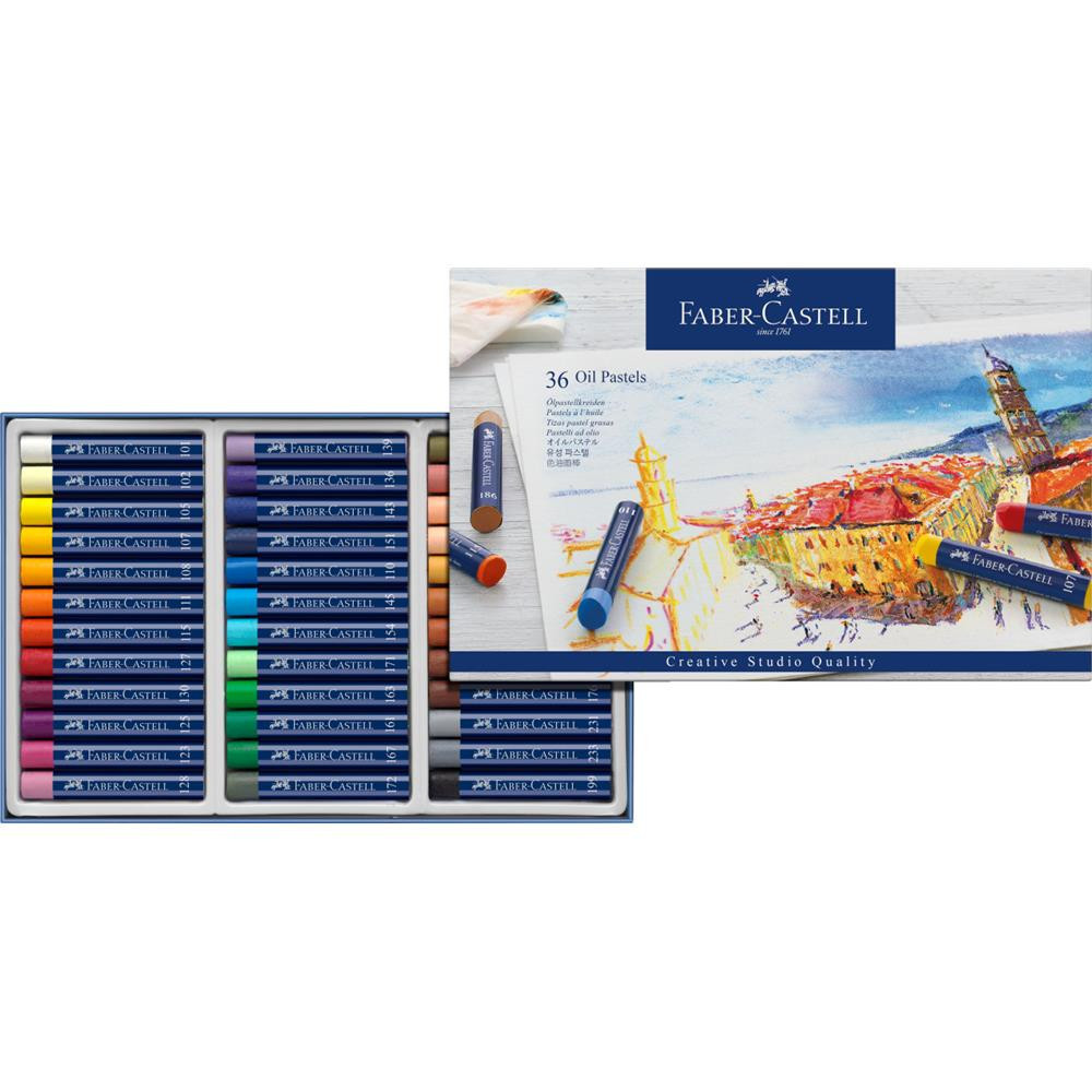 Zestaw pasteli olejnych Creative Studio - Faber-Castell - 36 kolorów