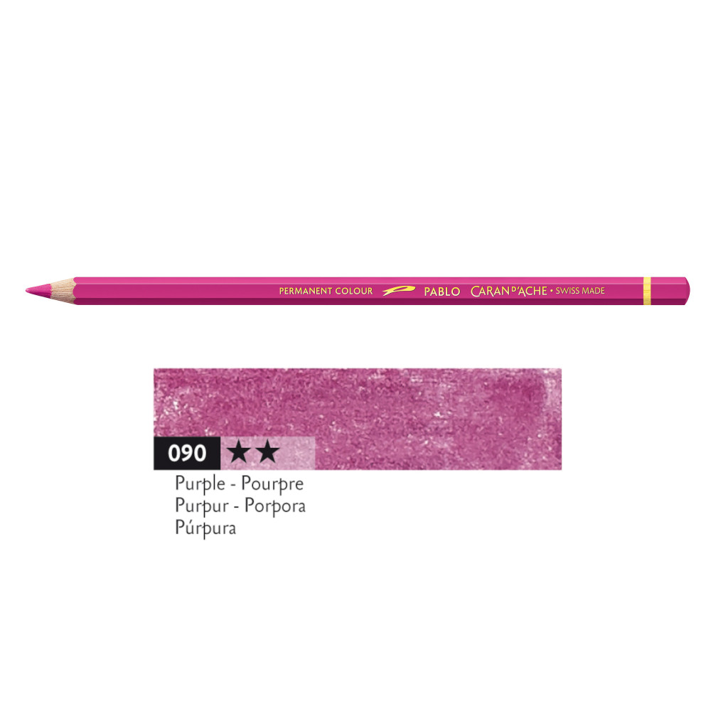 Pablo colored pencil - Caran d'Ache - 090 Purple