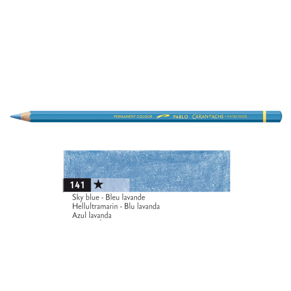 Kredka ołówkowa Pablo - Caran d'Ache - 141, Sky Blue