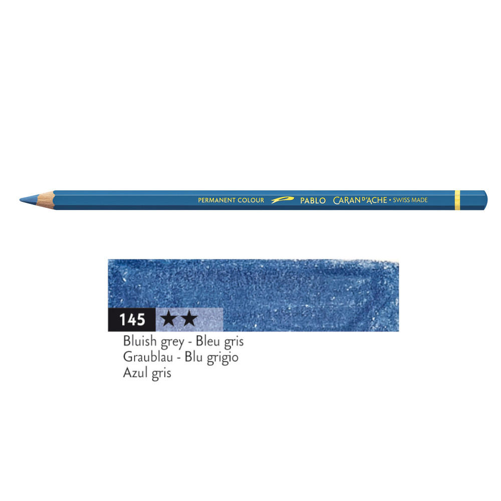 Kredka ołówkowa Pablo - Caran d'Ache - 145, Bluish Grey