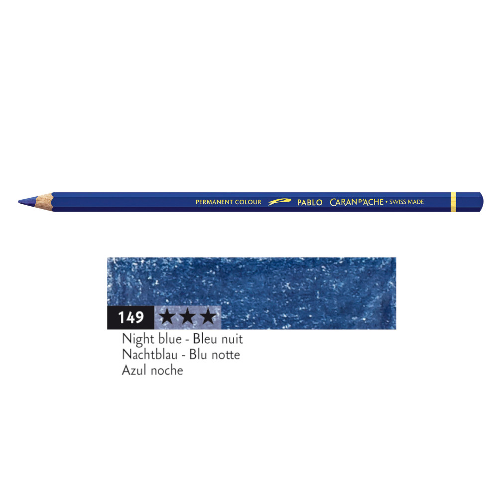 Pablo colored pencil - Caran d'Ache - 149, Night Blue