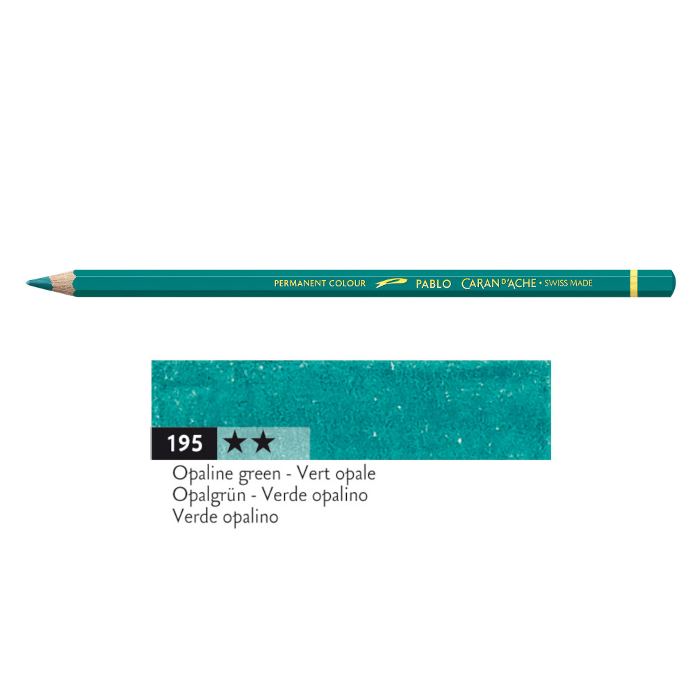 Kredka ołówkowa Pablo - Caran d'Ache - 195, Opaline Green