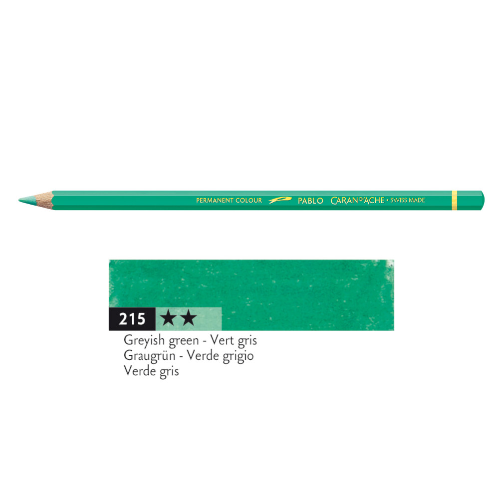 Pablo colored pencil - Caran d'Ache - 215, Greyish Green