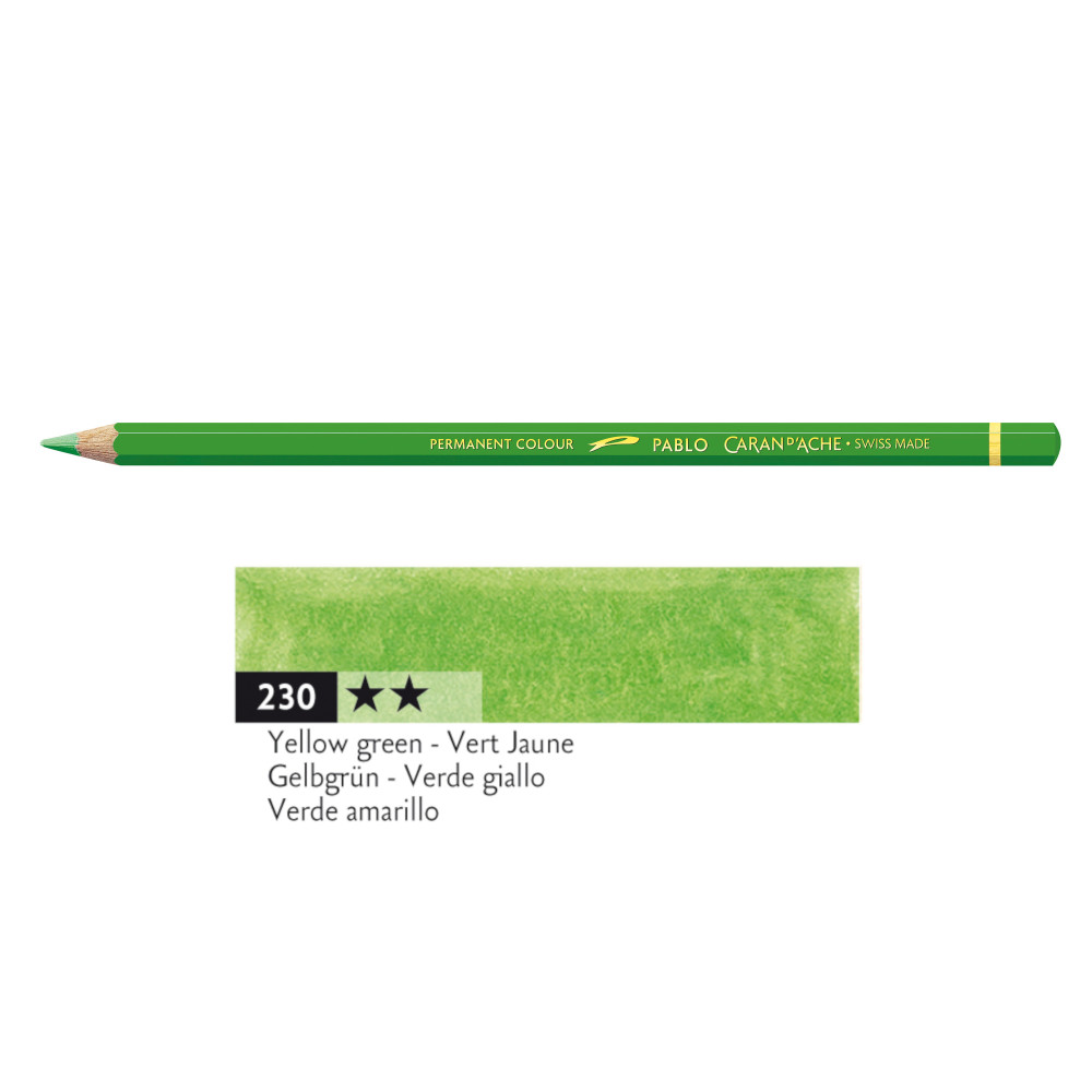 Kredka ołówkowa Pablo - Caran d'Ache - 230, Yellow Green