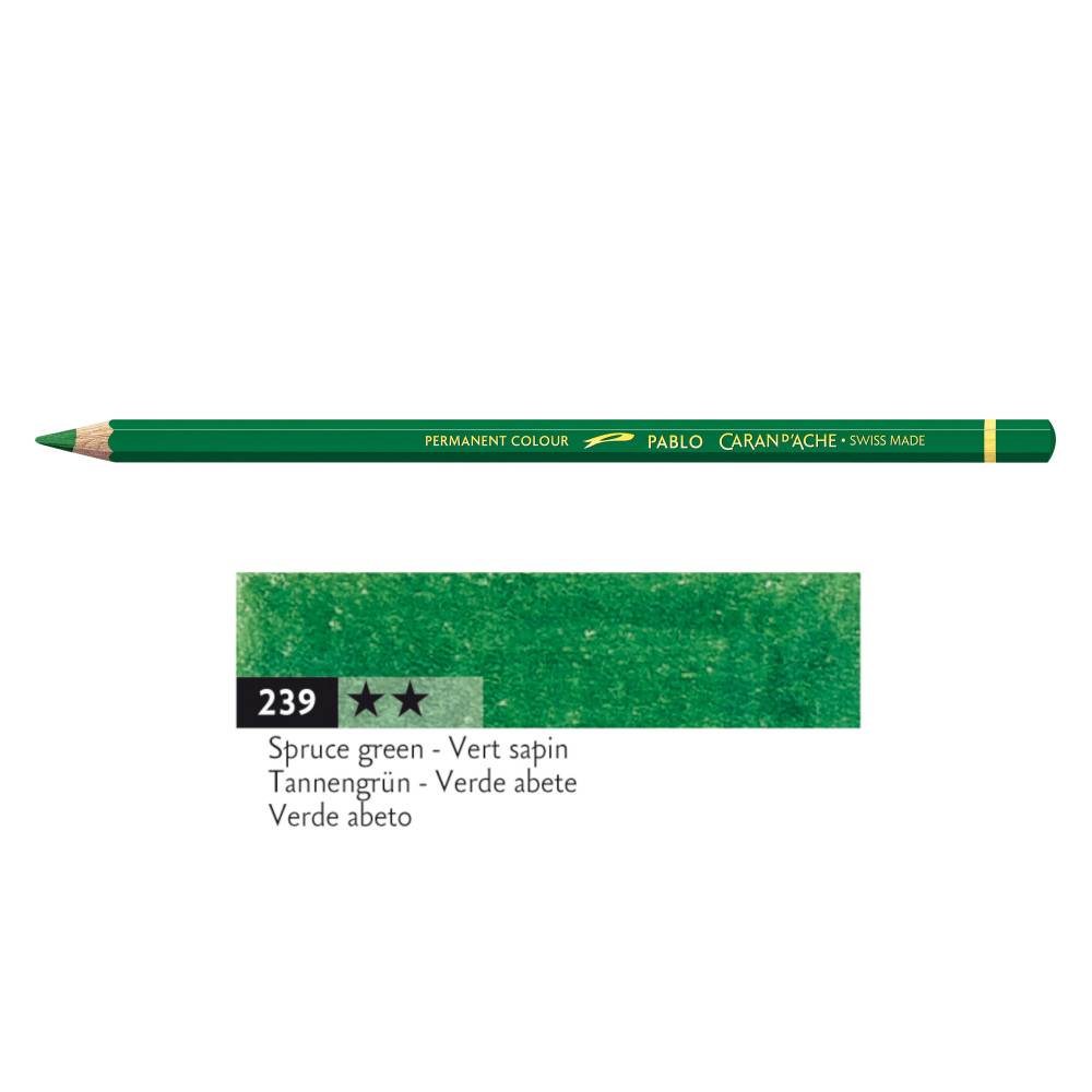 Kredka ołówkowa Pablo - Caran d'Ache - 239, Spruce Green