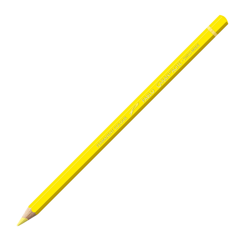 Pablo colored pencil - Caran d'Ache - 250, Canary Yellow