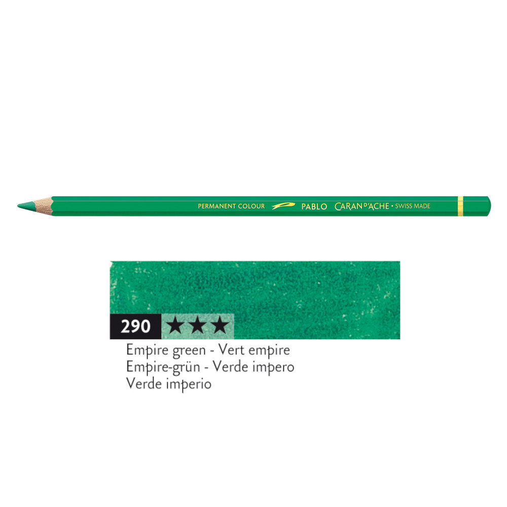 Kredka ołówkowa Pablo - Caran d'Ache - 290, Empire Green