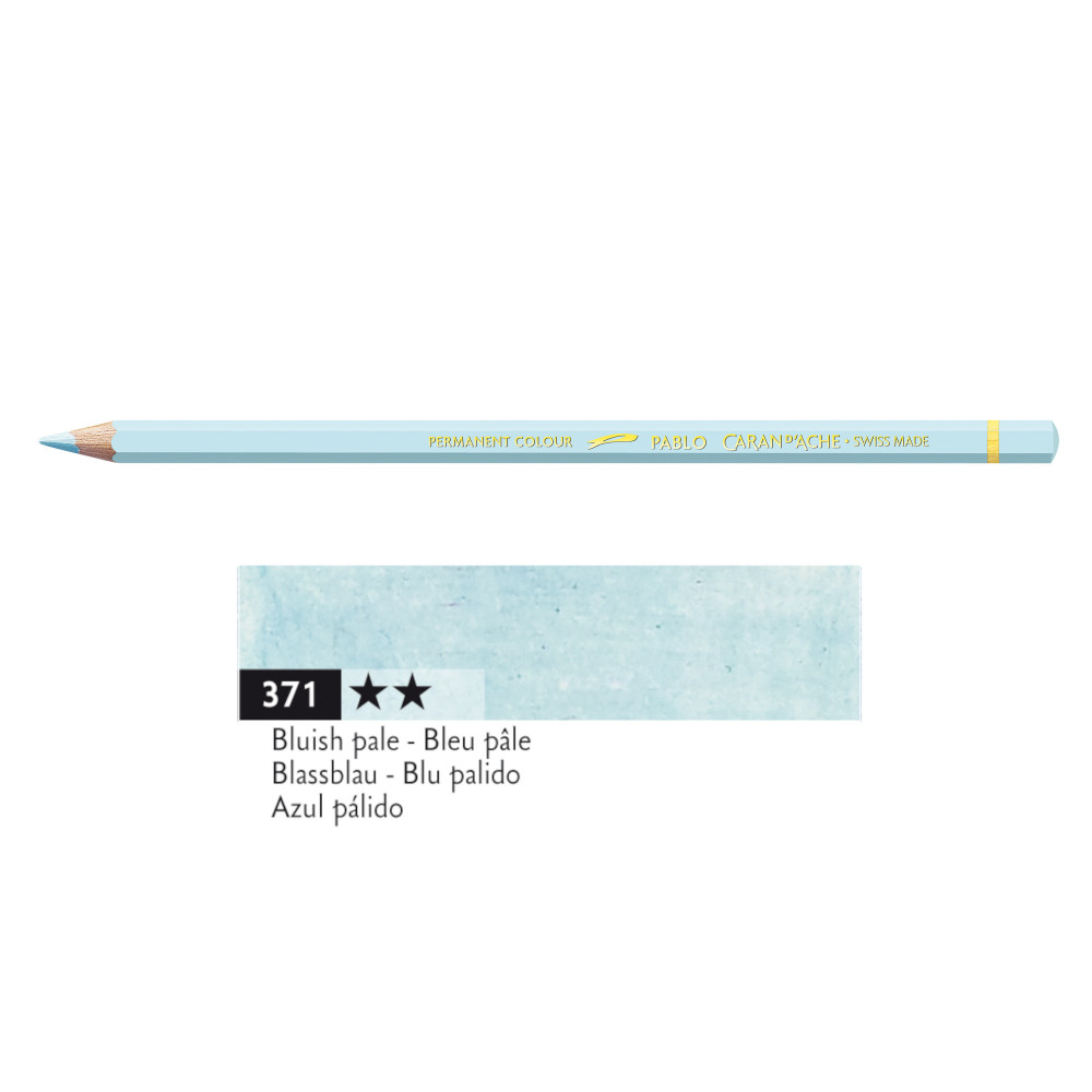 Pablo colored pencil - Caran d'Ache - 371, Bluish Pale