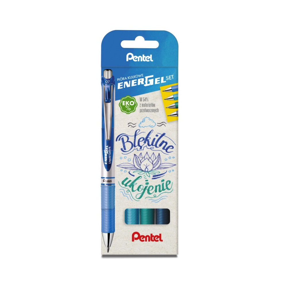 Set of EnerGel Ballpoint pens - Pentel - 0,7 mm, 4 pcs.