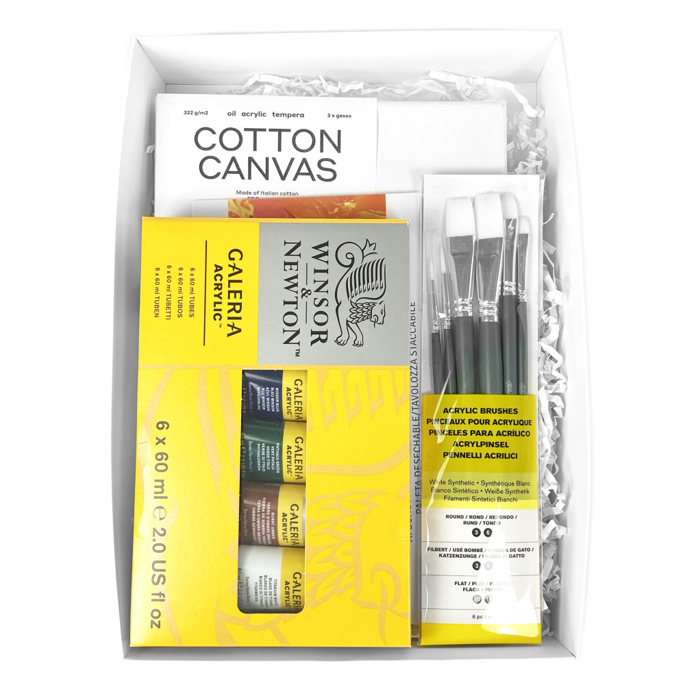 Zestaw do malarstwa akrylowego Acrylic Set - PaperConcept