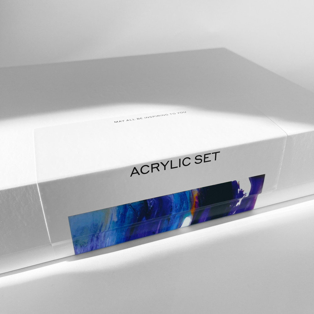 Zestaw do malarstwa akrylowego Acrylic Set - PaperConcept