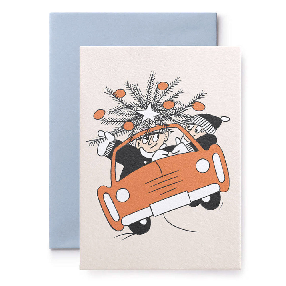 Kartka okolicznościowa - Suska & Kabsch - Auto, 15,4 x 11 cm