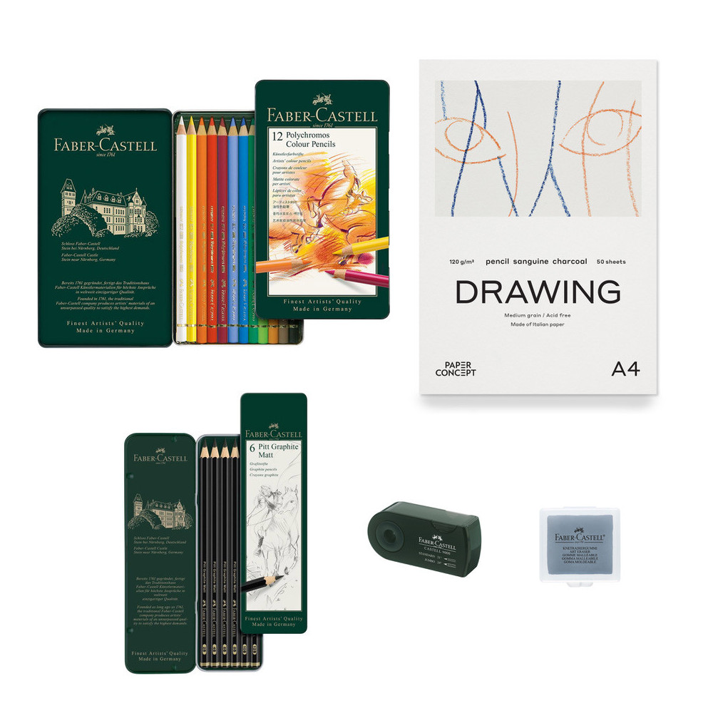 Zestaw do rysowania Drawing Set - PaperConcept