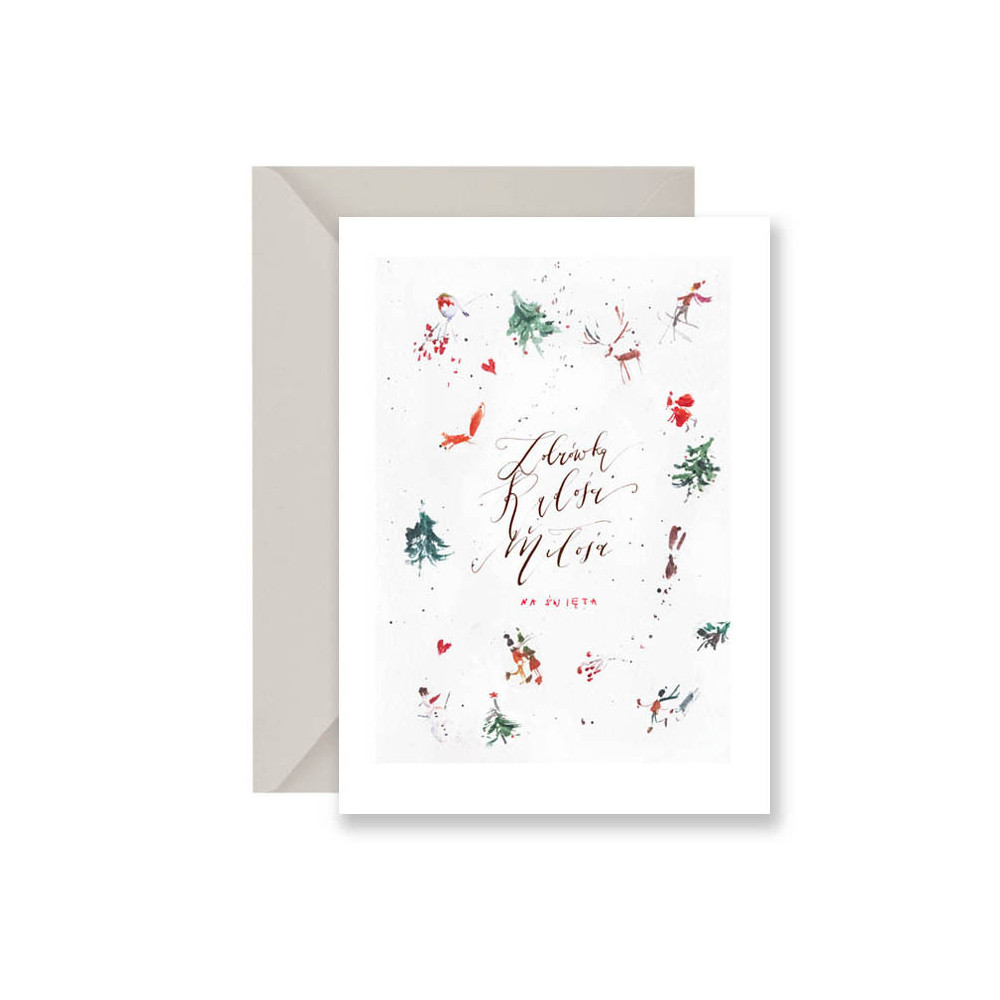 Greeting card - Muska - Christmas, A6